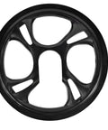 Bike Chain Guard Protector For 48T 4-Hole Cranks, plastic sprocket guard with black cover and 4 screws, fits mountain and road bikes.