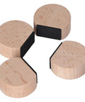 Round Door Stop Set For Home Office And Hotel Use Anti Slip Anti Collision No Slam 4 Pack Noise Reducing Door Stops With Strong Grip