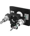 Premium Aluminum Router Lift System delivering butter smooth height tweaks for flawless tenoning and grooving, solid black finish.
