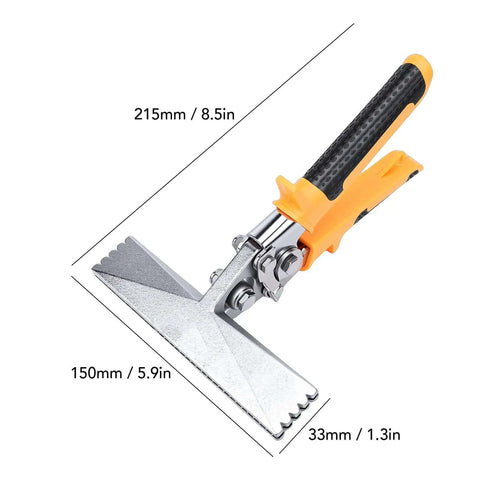 6 Inch Hand Bending Pliers With Straight Jaw Metal Bender and Non Slip Ergonomic Handle