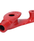 Premium Manual Pipe Bender High Hardness Carbon Steel Design Portable Tube Bending Tool For Galvanized Aluminum Alloy Thin Iron And PvC Pipes With Heat Resistance features a red metal frame with threading.