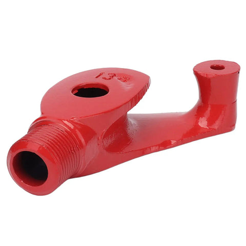 Premium Manual Pipe Bender High Hardness Carbon Steel Design Portable Tube Bending Tool For Galvanized Aluminum Alloy Thin Iron And PvC Pipes With Heat Resistance features a red metal frame with threading.