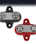 Junction Block Power Post Workhorse Insulated Terminal Stud for Battery Ring Terminals 5 Sixteenths Inch Red Black 2 Piece Kit