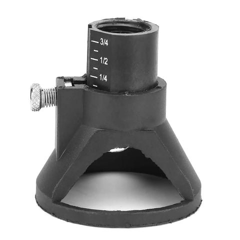 Kick Up Your Drilling Game With This Mini Drill Electric Grinder Locating Cap For Precise Punching Work and Robust Plastic Design Suitable For All Rotary Tools, close-up of plastic locating cap.
