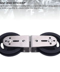 Beefy Dual Pulleys For Cable Machines With Rotating Wheel, Silent Operation, Pro Grade Heavy Duty Pulley System