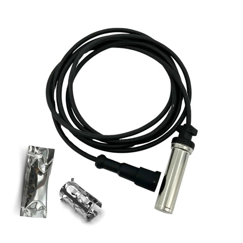 Top Shelf Heavy Duty Abs Wheel Speed Sensor With 5.6 Feet Straight Cable For Freightliner And Meritor Wabco Heavy Trucks, including connection and accessories.