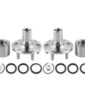 Front Wheel Hub Bearing Assembly Pair For Subaru Impreza Forester Legacy Fits Most 1993 To 2007 Impreza AWD Models And 1998 To 2008 Forester Replaces BR930577K 28016FA000 28016AA020 visible with components