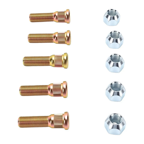 Top Tier 12 Point Wheel Studs And Lug Nuts Kit For Cars Trucks With 1/2 In 20 Fine Thread Heavy Duty Hardware Upgrade That Guarantees A Secure Fit So You Can Roll Out With Total Confidence And Peace Of Mind On Any Road Or Trail Today.