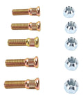 Solid GOTOTOP 1/2 Inch 20 Fine Thread Wheel Studs And Lug Nuts Kit For Most Vehicles Includes Five Bolts And Nuts Perfect For Trailer Hub Maintenance And Secure Wheel Assembly Installation, five studs and nuts