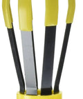 Yellow LBC-100 Standard Incandescent Bulb Changer with adjustable thumb screw for tactical outdoor use, designed in the USA.