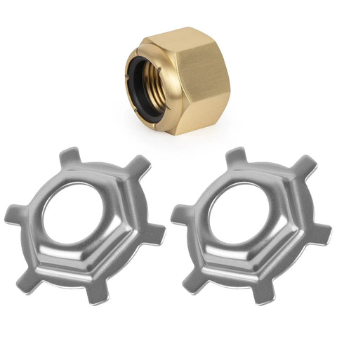 Prop Nut Kit With Nut Tab Washer For Bravo Propeller Drives Includes One Prop Nut And Two Nut Tab Washers Fits 65HP To 140HP Marine Engines Ultimate Replacement For 11-52707Q1 11-52707A1 11-52707A2