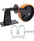 Tough As Nails 8 Inch Gate Wheels With Silky Smooth PU Casters And Heavy Duty Steel Cores. Includes mounting hardware and tools.