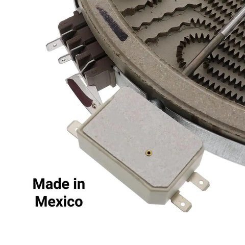 Range Surface Element Replacement For Your Stove, multicolor heating coil, universal fit, easy install with Made in Mexico label