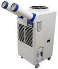 Heavy Duty Portable Air Conditioner With 18,700 Btu Output And Smart Dual Hose Rig, Commercial Spot Cooler for garages.