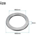 Dimensions of Beefy Two Pack Thrust Needle Roller Bearings With Washers 65x90x5mm AXK6590 2AS Chrome Steel