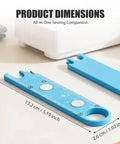 3 In 1 Needle Threader And Seam Ripper For Sewing Machines, Fast Threading Tool With Built In Ruler And Alignment Guide