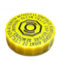Pro Grade Brake Main Cylinder Cap Replacement For Automotive Brake System, Leak Proof, Durable, Easy Install, Fits Multiple Vehicles, Reliable Spare Part For Car Enthusiasts And Pros, yellow plastic cap