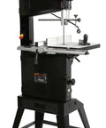 Two Speed 14 Inch Band Saw With Stand DIY Friendly Black 9.5 Amp Motor Delivers Up To 8.85 Inch Cutting Depth And 13 3/8 Inch Wide