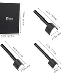 3 Size V Shaped Leather Corner Punch Set 0.98 Inch 1.18 Inch 1.57 Inch For Leatherworking Belt Holes And Edges Pro Grade Alloy Cutter Kit