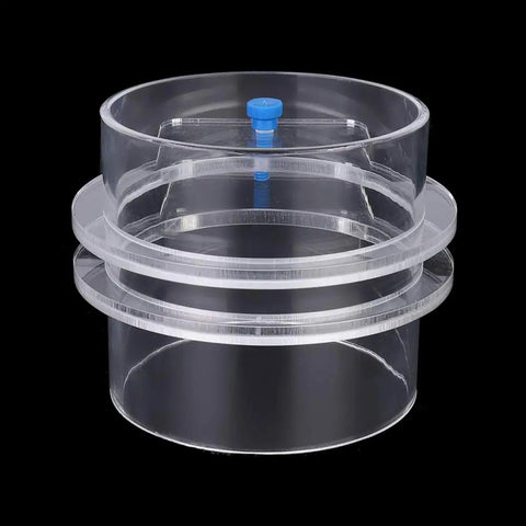 Pssopp Adjustable Automatic Acrylic Fish Feeder For Aquariums With Plastic Screws, Prevents Food Drift And Ties Securely To Tank. Durable Transparent Design For Long Lasting Performance In Home And Office Tanks. Perfect For Betta, Goldfish, And