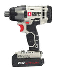 Side view of 20V Max Cordless Drill and Driver and Impact Driver Combo Kit with 1/2 Inch Chuck and 1/4 Inch Impact