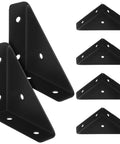 Built Tough Heavy Duty Metal Corner Brackets Triangle Shelf Supports 10 Pack For Bed And Cabinet Cold Rolled Steel Seamless Fitment