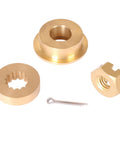 Outboard Propeller Hardware Kit For 8HP To 15HP Engines With Thrust Bushing, Spacer, Prop Nut And Cotter Pin Fits Evinrude Johnson OMC BRP Models