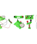 Electric Bell Magnetism Experiment Kit Set For Education Two Pack Induction Coil Lab Kit showing components and wires