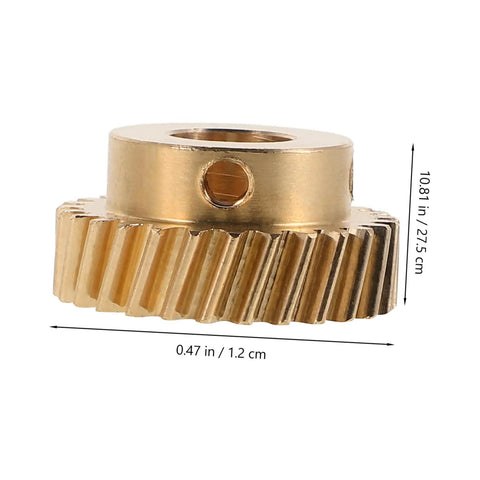 Beef Up Your Claw Machine With Dual Gear Upgrade For Stronger Grip And Stable Catch Precision Worm Gear And Pinion Replacement Parts For Toy Claw Machines Compatible With Various Models. Brass worm gear, 1.2 cm wide, 2.75 cm tall