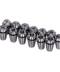 13Pcs ER11 Spring Collet Set 1.0mm To 7.0mm Precise Milling Lathe Chuck Tool Kit, durable spring steel, lined up