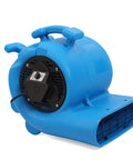 Blue Three Speed Air Mover With Three Quarter Horsepower And 3000 CFM For Quick Drying And Air Circulation In Home Or Vehicle