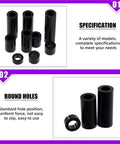 540Pcs Nylon Spacer Kit In 18 Sizes Black And White Round Spacers Standoff Nuts For M3 M4 M5 M6 Screws Prototyping And DIY Jewelry Making Perfect For Neat Gaps Layered Bead Layout And Quick Pro Builds, black nylon round spacers