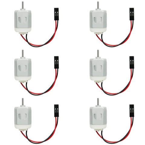 10 Pack Mini DC Motors 1.5 To 6V Tiny Dope Motors For Arduino Projects DIY Robotics RC Boats Planes Cars And Science Experiments