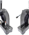 Heavy Duty Arbor Press 0.5 Ton Capacity With 4.33 Inch Max Height and Removable Anvil, steel frame, side view
