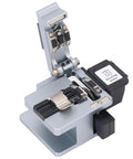 Jiawu Portable Optical Fiber Cleaver Machine Precision Tungsten Steel Blade Cutter For Cable Assembly shown at an angle.