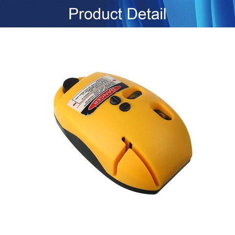 Laser Level And Line Level Tool With 90 Degree Cross Line And Vertical Line For Precise Horizontal And Vertical Alignment On Wall Ceiling And Multi Surface Projects DIY Friendly Ideal For Hanging Pictures Installing Shelves Tiling Orange, yellow plastic body