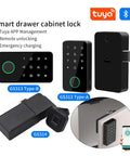 Tuya Smart Fingerprint Lock For Cabinets And Drawers, Baby Safety Lock for Kitchen, Toilet, and Refrigerator, app shown
