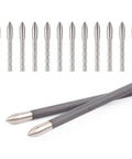 Pro Grade Field Points Archery Tips 85 100 120 Grain For 4.2mm ID Shafts Pack Of 12 Stainless Steel Arrow Points