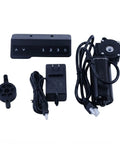 Heavy Duty 24V Height adjustable desk motor kit with manual control components including controller, motor, and power supply.