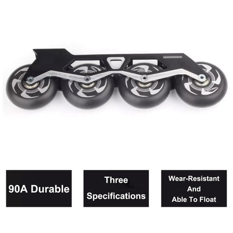 90A Inline Skate Wheels Replacement Set In 72mm 76mm And 80mm With Bearings For Roller Blades And Roller Hockey Four Pack