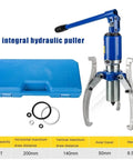 Grease Monkey Approved Five Ton Hydraulic Puller One Piece Alloy Steel Build for yanking stubborn bearings with case.