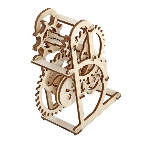 Dynamometer Mechanical Model Kit 3D Wooden Puzzle For Self Assembly No Glue Needed Brain Teaser For Kids Teens And Adults Perfect Desk Decor And Hands On STEM Challenge, 48-piece plywood gear model