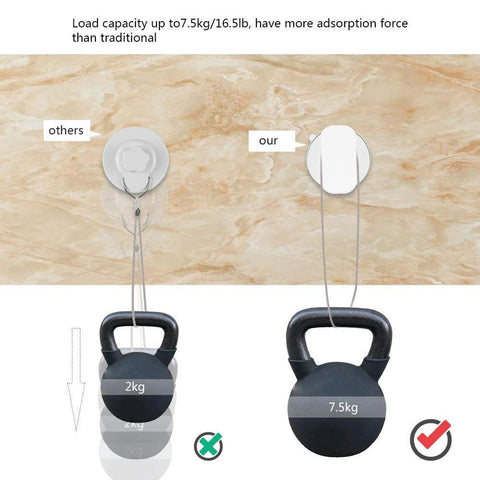 Two Pack Strong Suction Cup Handles For Glass Mirror Tile And Drawer Doors With Up To 7.5 Kilogram Load Capacity demo