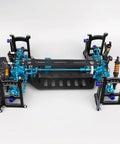 All In One 1 Tenth Scale RC On Road Alignment Tool With Camber Toe And Slip Angle Gauges Aluminum Suspension Tuning Setup