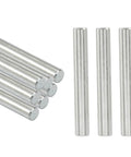 Ten Pack 4mm Stainless Steel Dowel Pins Shelf Pegs For Furniture Assembly Cabinetry Bookshelves And Industrial Equipment