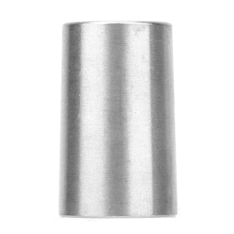 B12–B16 stainless steel drill chuck conversion sleeve, close-up view