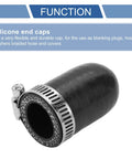 3/4 Inch ID Silicone Hose End Cap With 3 Ply Polyester Layer for High Temp Engine Coolant Lines Durable Turbo Bypass Vacuum Cap.