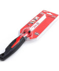 6 Inch Folding Jab Saw With Sawzall Reciprocating Blade Compatibility in packaging, comfort grip handle visible