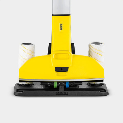 Close-up of Cordless Hard Floor Cleaner With Mop Function FC 3 for Wood Laminate Tile Vinyl and Stone Floors