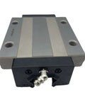 Close-up of HSR30LA Linear Guide Rail Slider Block Kit showing industrial-grade metal surface and fittings.